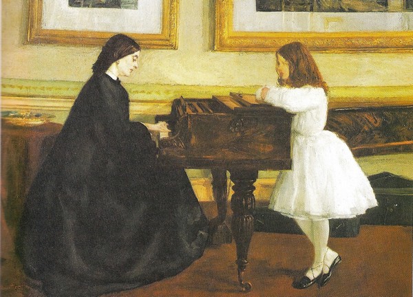 Whistler At the Piano